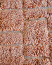 Colorful Peach Mrirt Rug 3 X 5 Ft | 90 X 150 Cm / With Tassels / Short (0.4” / 1 cm)