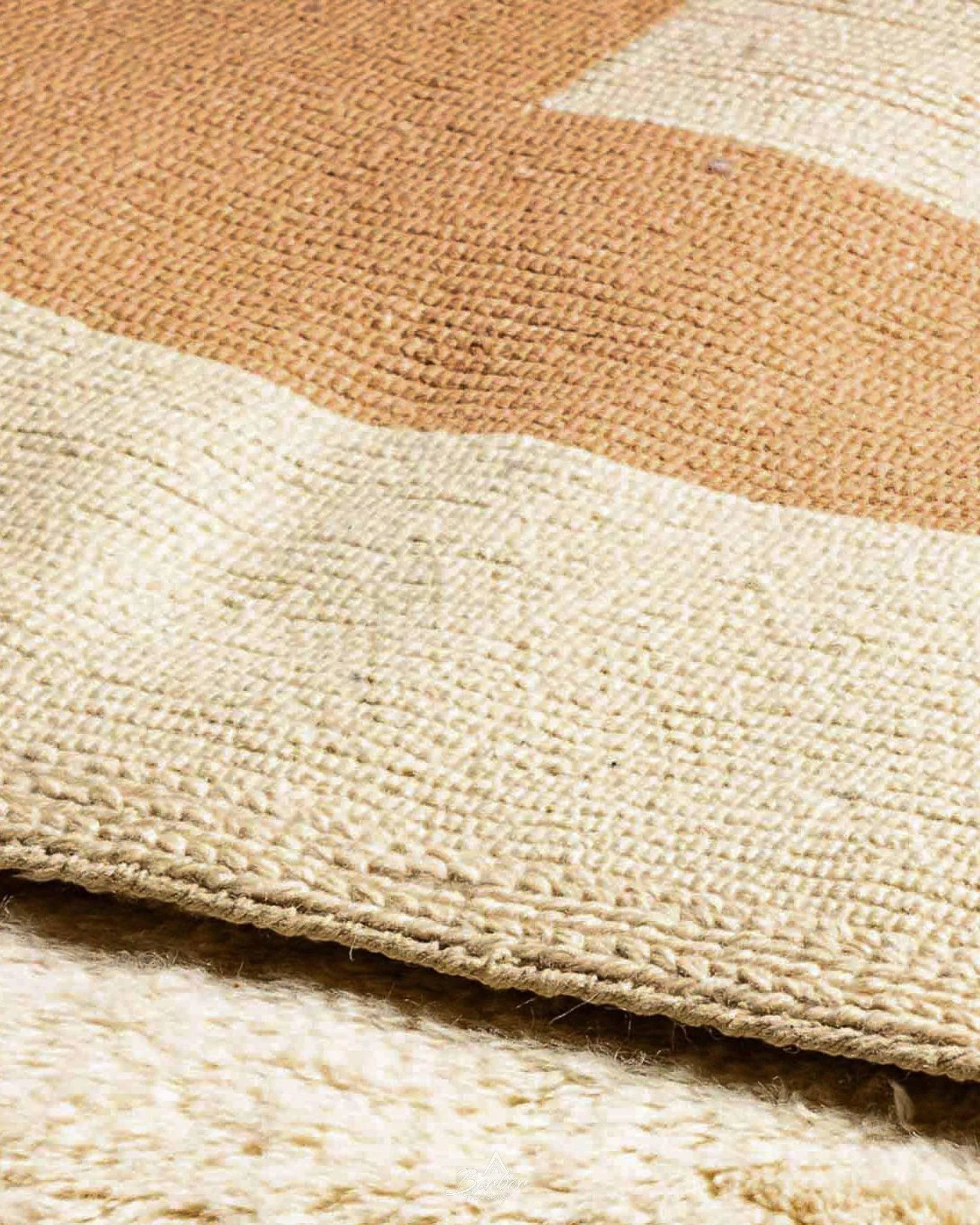 Colorful Tribal Rug 3 X 5 Ft | 90 X 150 Cm / With Tassels / Short (0.4” / 1 cm)