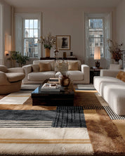Contemporary Brown Rug-Berber Handicraft