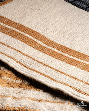 Contemporary Brown Rug-Berber Handicraft