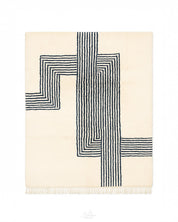 Contemporary Moroccan Rug 3 X 5 Ft | 90 X 150 Cm / With Tassels / Short (0.4” / 1 cm)