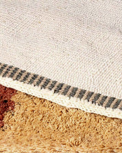 Custom Berber Moroccan Rug 3 X 5 Ft | 90 X 150 Cm / With Tassels / Short (0.4” / 1 cm)