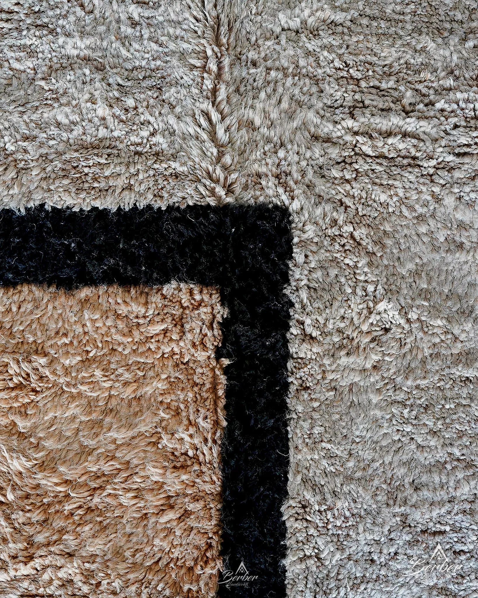 Custom Berber Rug 3 X 5 Ft | 90 X 150 Cm / With Tassels / Short (0.4” / 1 cm)