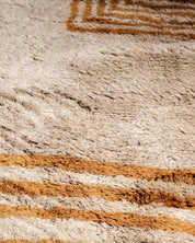 Custom Brown Wool Rug 3 X 5 Ft | 90 X 150 Cm / With Tassels / Short (0.4” / 1 cm)