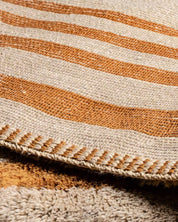 Custom Brown Wool Rug 3 X 5 Ft | 90 X 150 Cm / With Tassels / Short (0.4” / 1 cm)