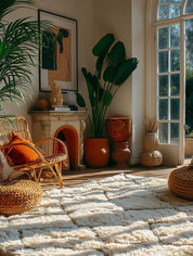 Custom Genuine Wool Rug-Berber Handicraft