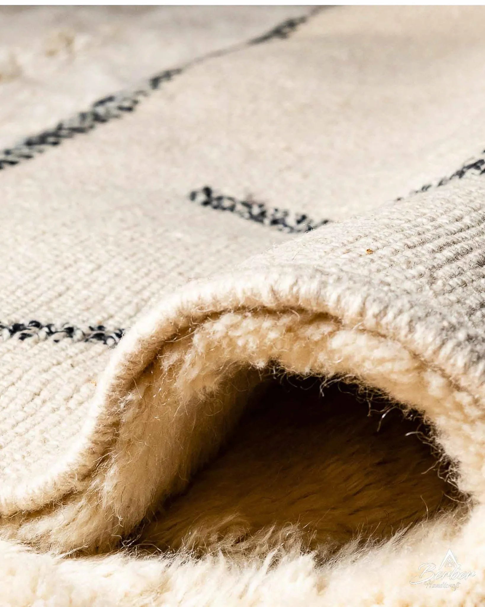 Custom Genuine Wool Rug-Berber Handicraft