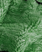 Custom Green Rug 3 X 5 Ft | 90 X 150 Cm / With Tassels / Short (0.4” / 1 cm)