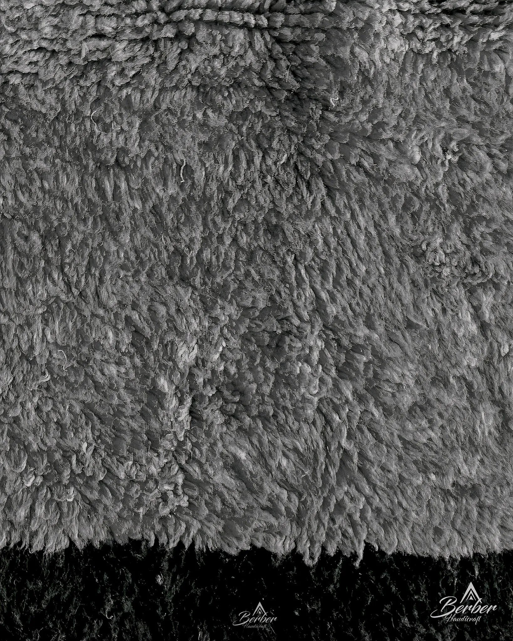 Custom Grey Rug 3 X 5 Ft | 90 X 150 Cm / With Tassels / Short (0.4” / 1 cm)