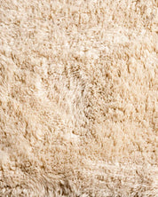 Custom Ivory Berber Rug 3 X 5 Ft | 90 X 150 Cm / With Tassels / Short (0.4” / 1 cm)