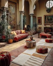 Custom Made Moroccan Rug 3 X 5 Ft | 90 X 150 Cm / With Tassels / Short (0.4” / 1 cm)