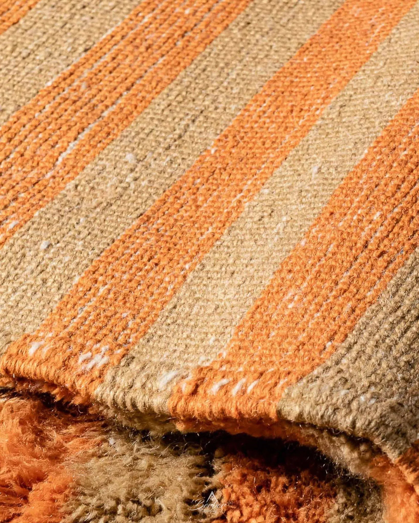 Custom Made Moroccan Rug 3 X 5 Ft | 90 X 150 Cm / With Tassels / Short (0.4” / 1 cm)