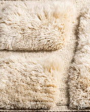 Custom Moroccan Area Rug 3 X 5 Ft | 90 X 150 Cm / With Tassels / Short (0.4” / 1 cm)
