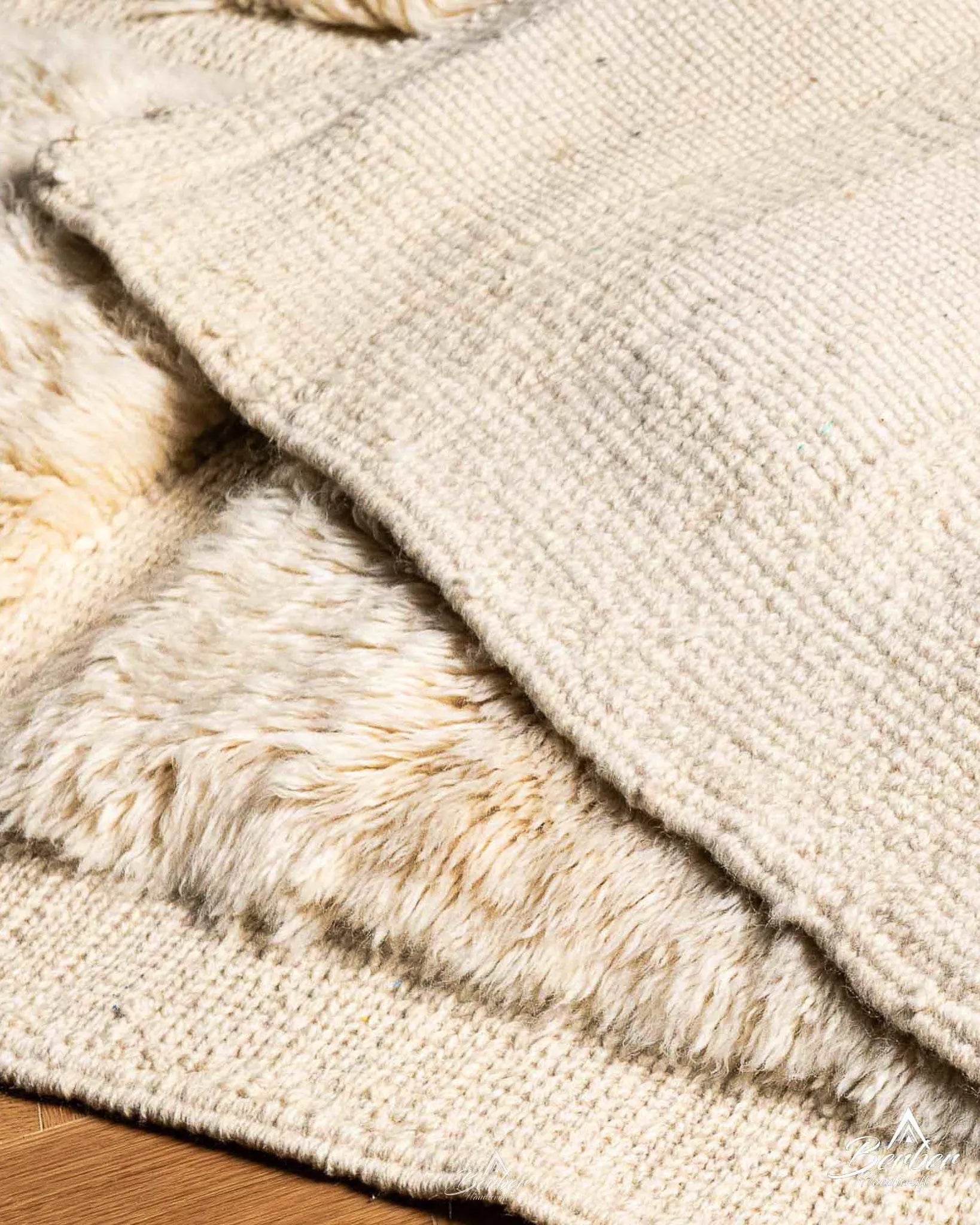 Custom Moroccan Area Rug 3 X 5 Ft | 90 X 150 Cm / With Tassels / Short (0.4” / 1 cm)