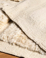 Custom Moroccan Area Rug 3 X 5 Ft | 90 X 150 Cm / With Tassels / Short (0.4” / 1 cm)