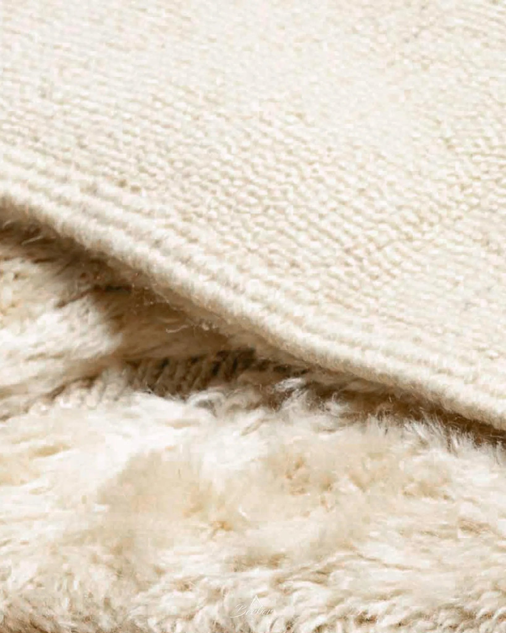 Custom Moroccan Wool Rug 3 X 5 Ft | 90 X 150 Cm / With Tassels / Short (0.4” / 1 cm)