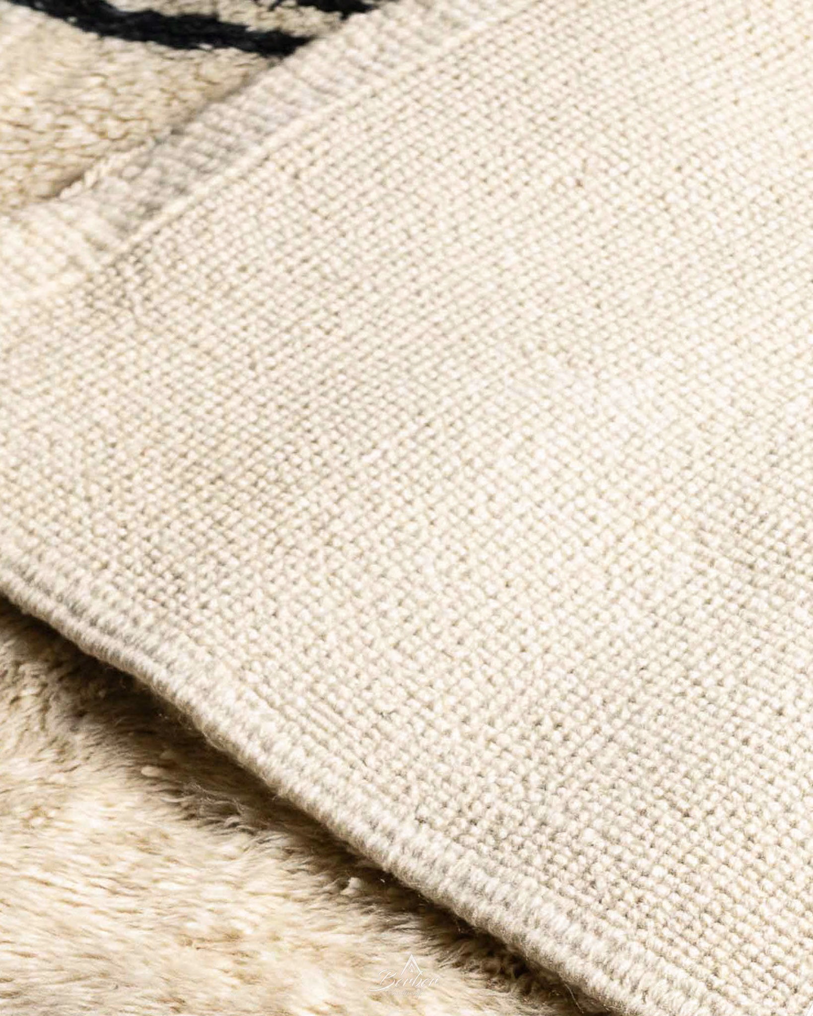 Contemporary Moroccan Rug 3 X 5 Ft | 90 X 150 Cm / With Tassels / Short (0.4” / 1 cm)