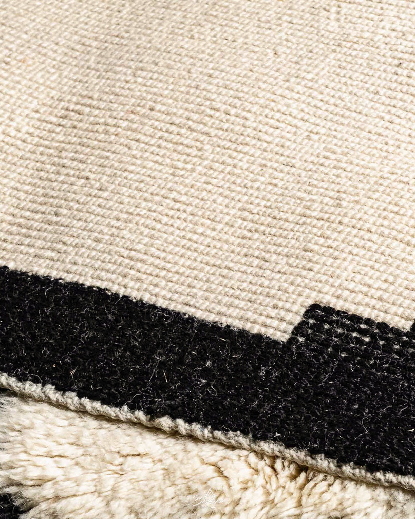 Custom Moroccan Rug 3 X 5 Ft | 90 X 150 Cm / With Tassels / Short (0.4” / 1 cm)