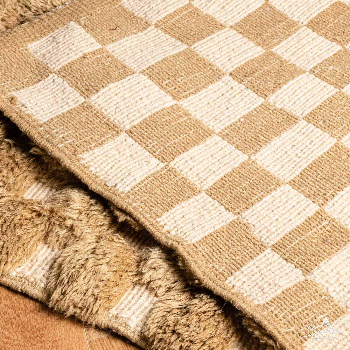 Checkered Area Rug - Berber Handicraft