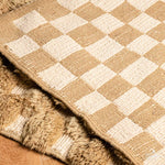 Checkered Area Rug - Berber Handicraft