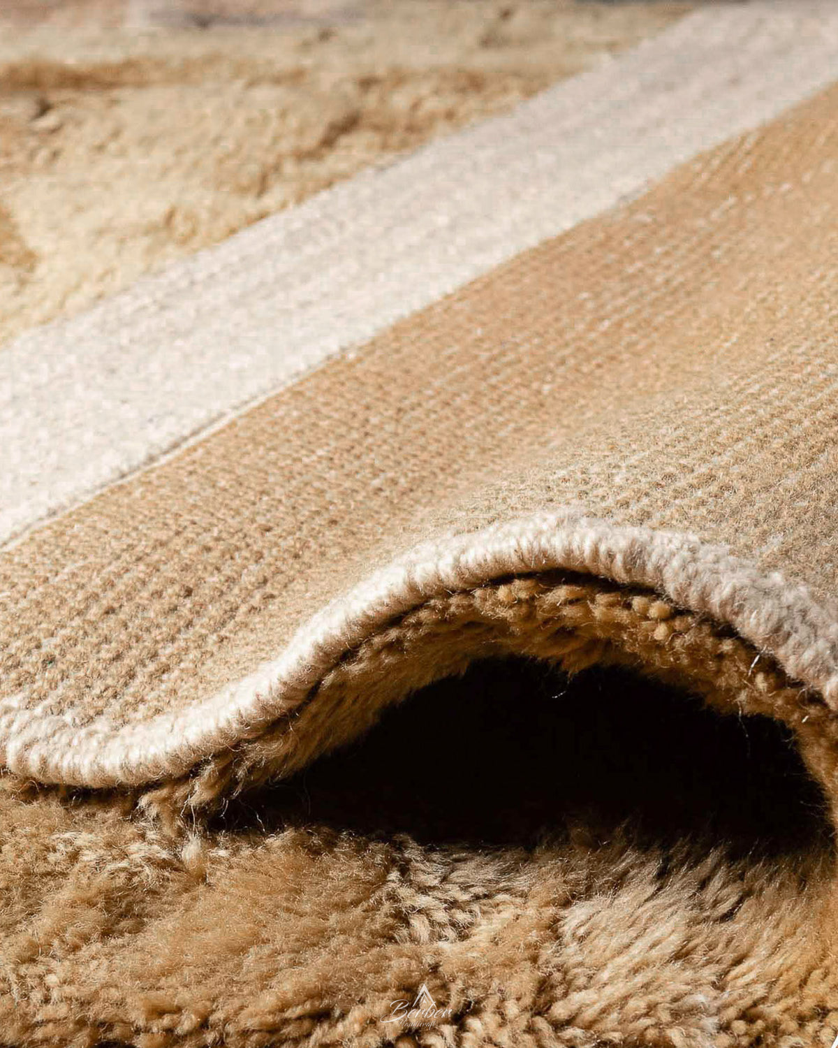 Moroccan Rug Runner 3 X 5 Ft | 90 X 150 Cm / With Tassels / Short (0.4” / 1 cm)