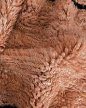 Custom Peach Rug 3 X 5 Ft | 90 X 150 Cm / With Tassels / Short (0.4” / 1 cm)