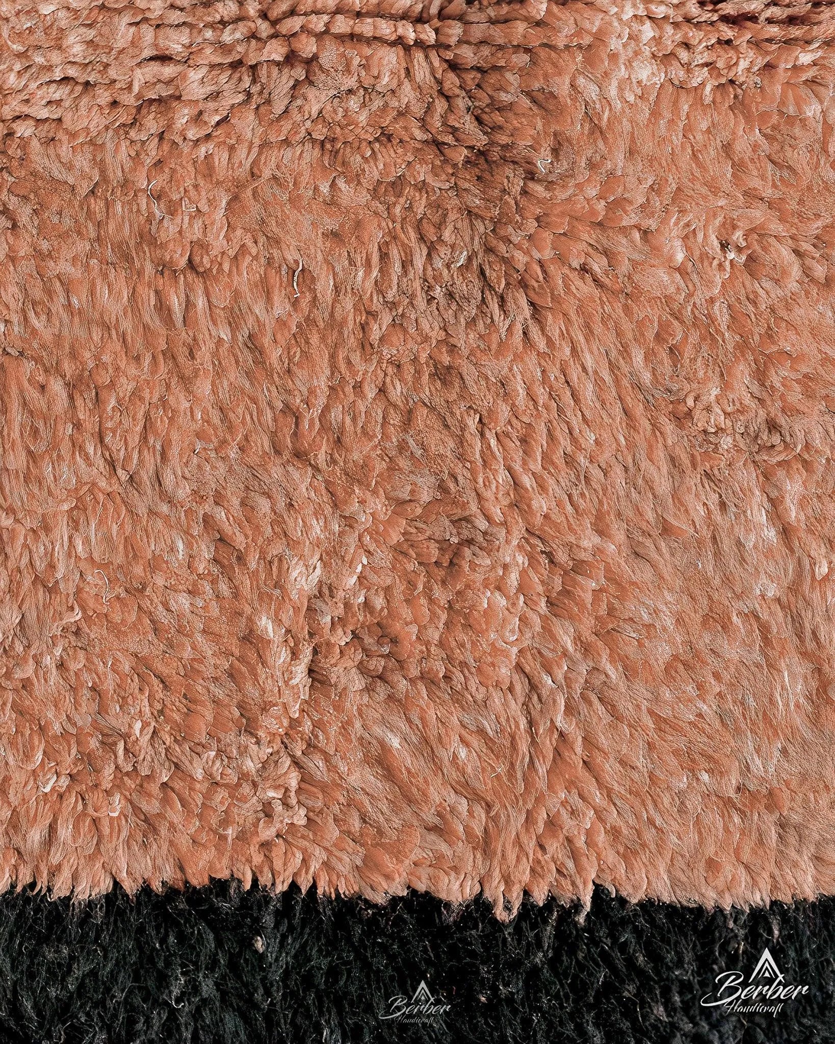 Custom Peach Rug 3 X 5 Ft | 90 X 150 Cm / With Tassels / Short (0.4” / 1 cm)