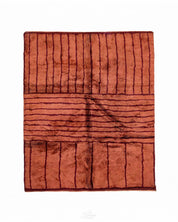 Custom Red Moroccan Rug 3 X 5 Ft | 90 X 150 Cm / With Tassels / Short (0.4” / 1 cm)
