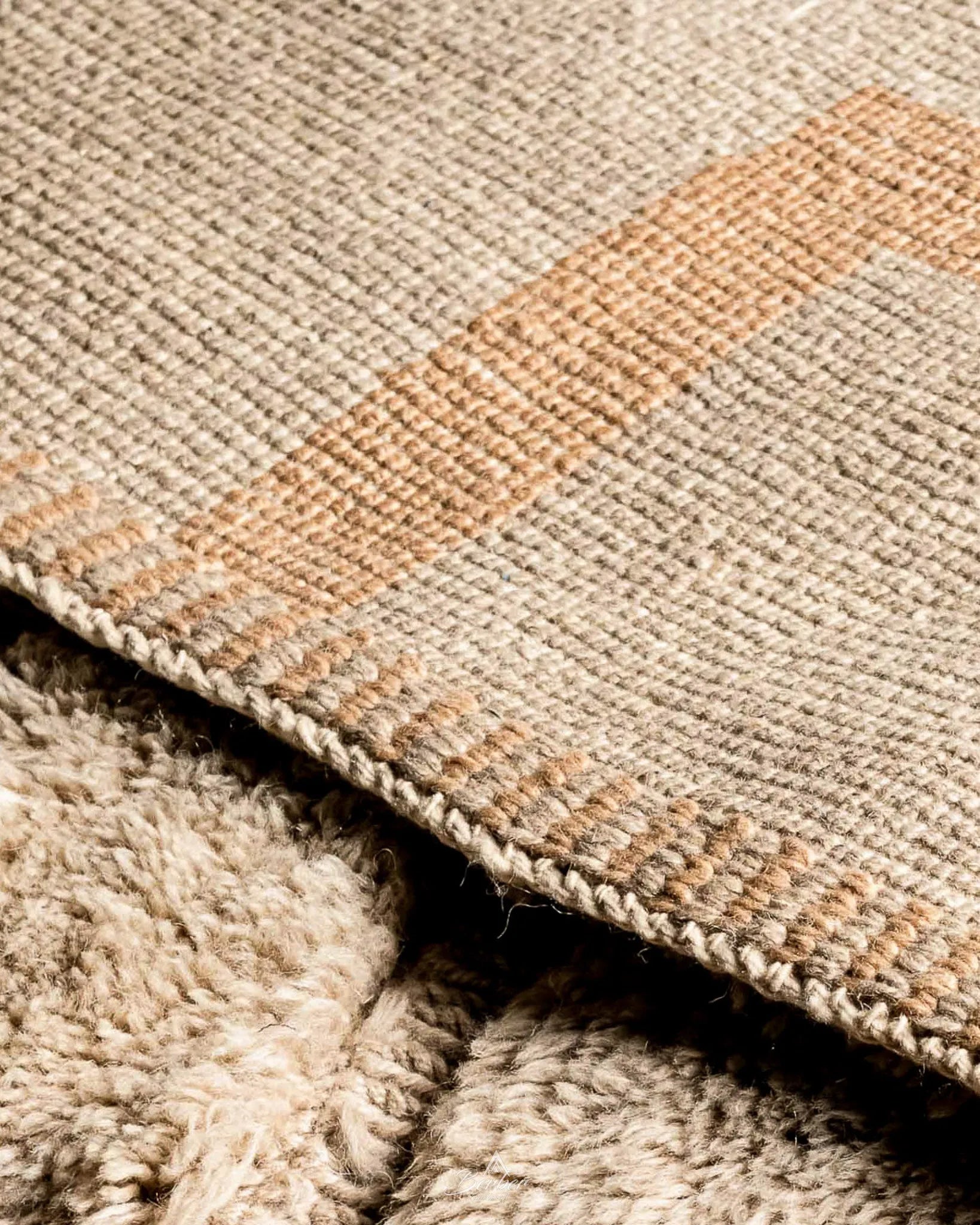 Custom Soft Moroccan Rug 3 X 5 Ft | 90 X 150 Cm / With Tassels / Short (0.4” / 1 cm)