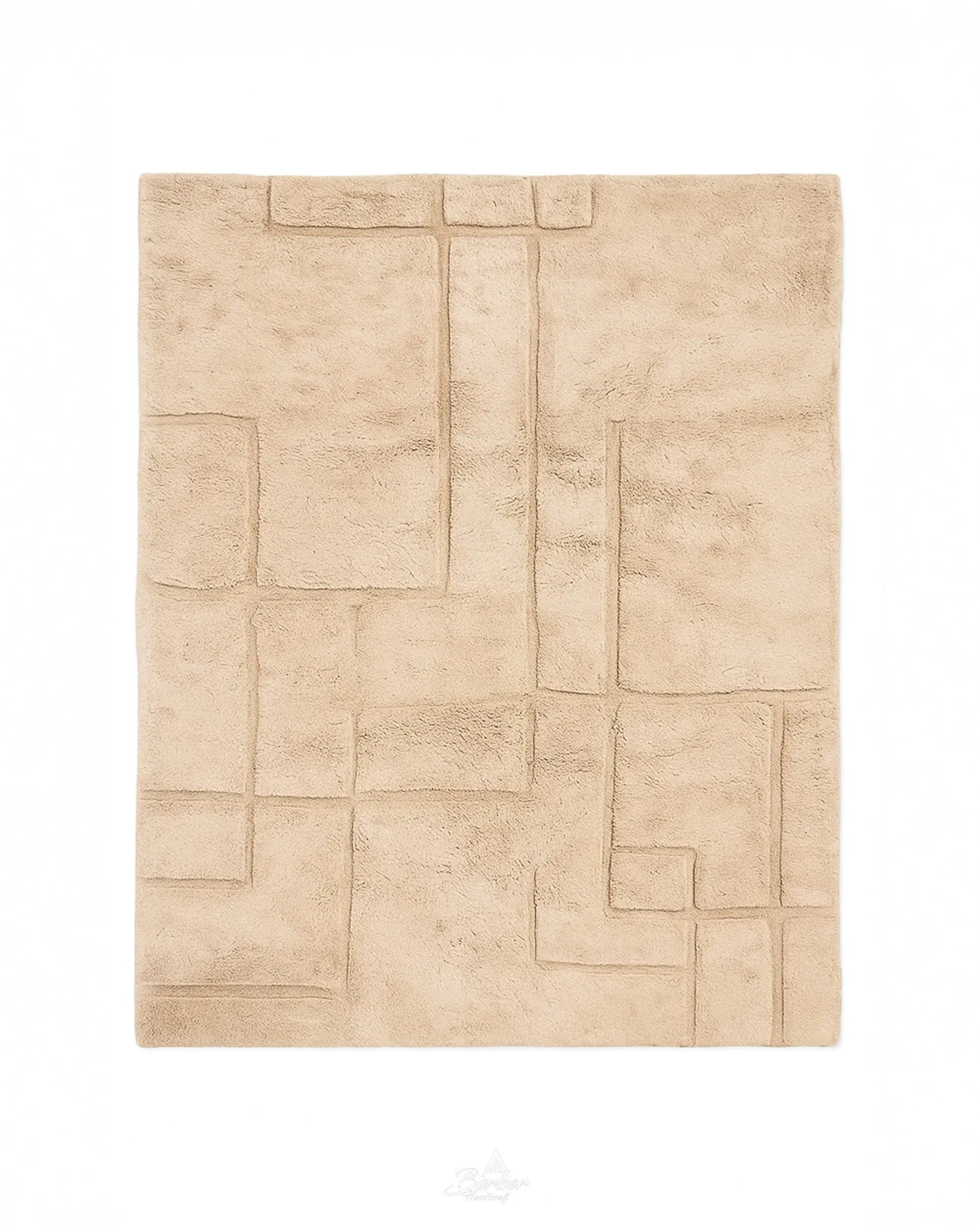 Custom Soft Moroccan Rug 3 X 5 Ft | 90 X 150 Cm / With Tassels / Short (0.4” / 1 cm)