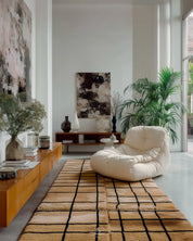 Custom Striped Rug-Berber Handicraft