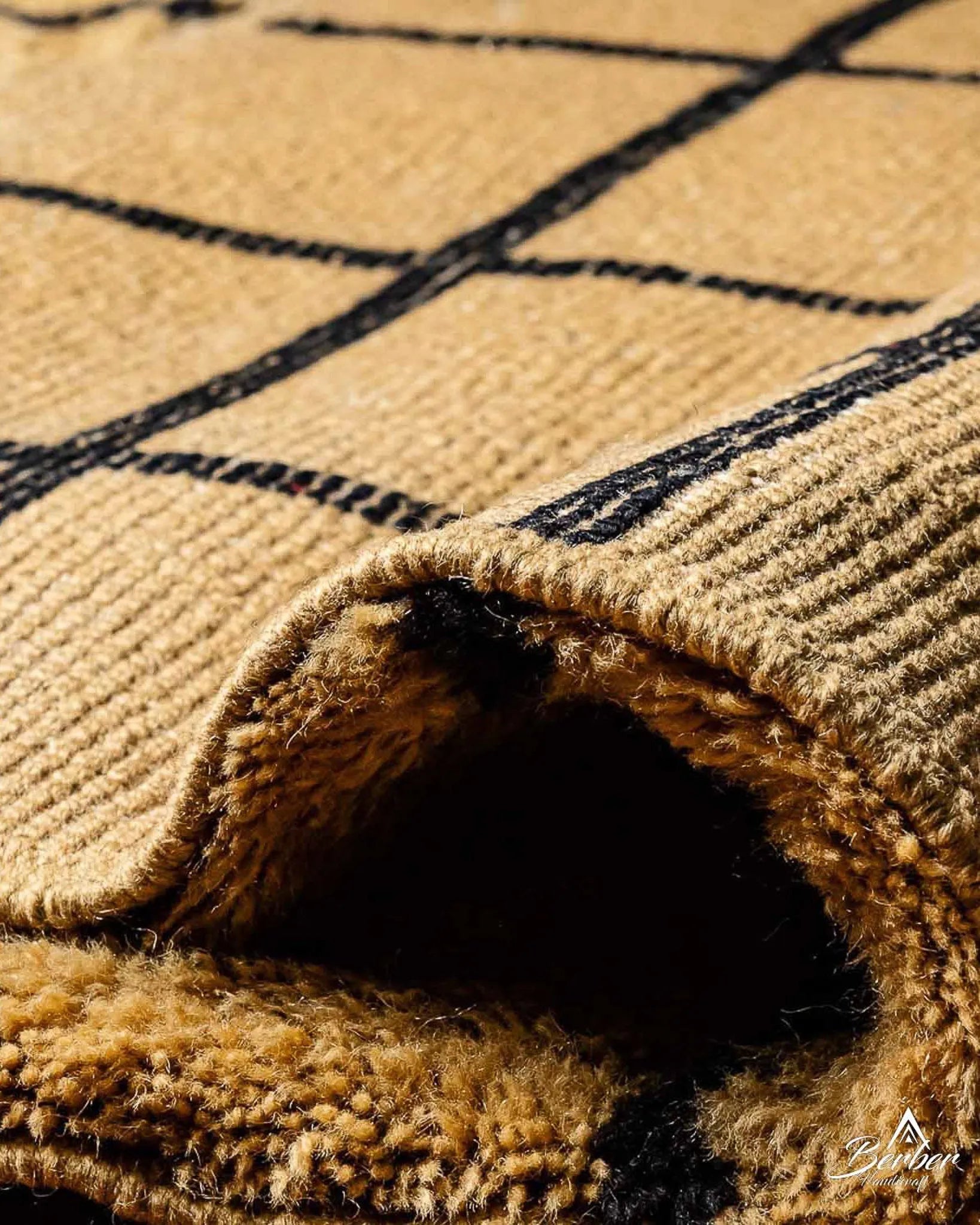 Custom Striped Rug-Berber Handicraft