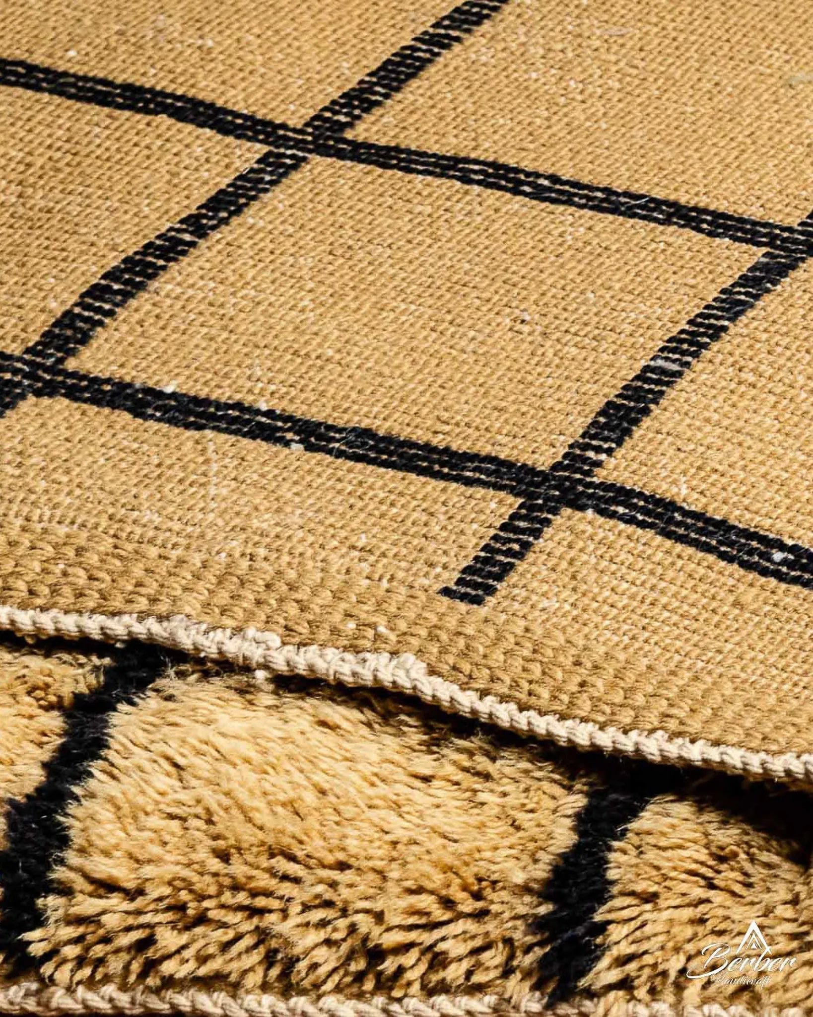 Custom Striped Rug-Berber Handicraft