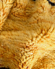 Custom Yellow Rug 3 X 5 Ft | 90 X 150 Cm / With Tassels / Short (0.4” / 1 cm)
