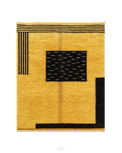 Custom Yellow Rug 3 X 5 Ft | 90 X 150 Cm / With Tassels / Short (0.4” / 1 cm)