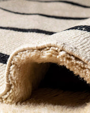 Contemporary Berber Rug 3 X 5 Ft | 90 X 150 Cm / With Tassels / Short (0.4” / 1 cm)