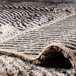 Striped Brown area Rug - Berber Handicraft