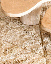 Decorative Boujaad Rug 3 X 5 Ft | 90 X 150 Cm / With Tassels / Short (0.4” / 1 cm)