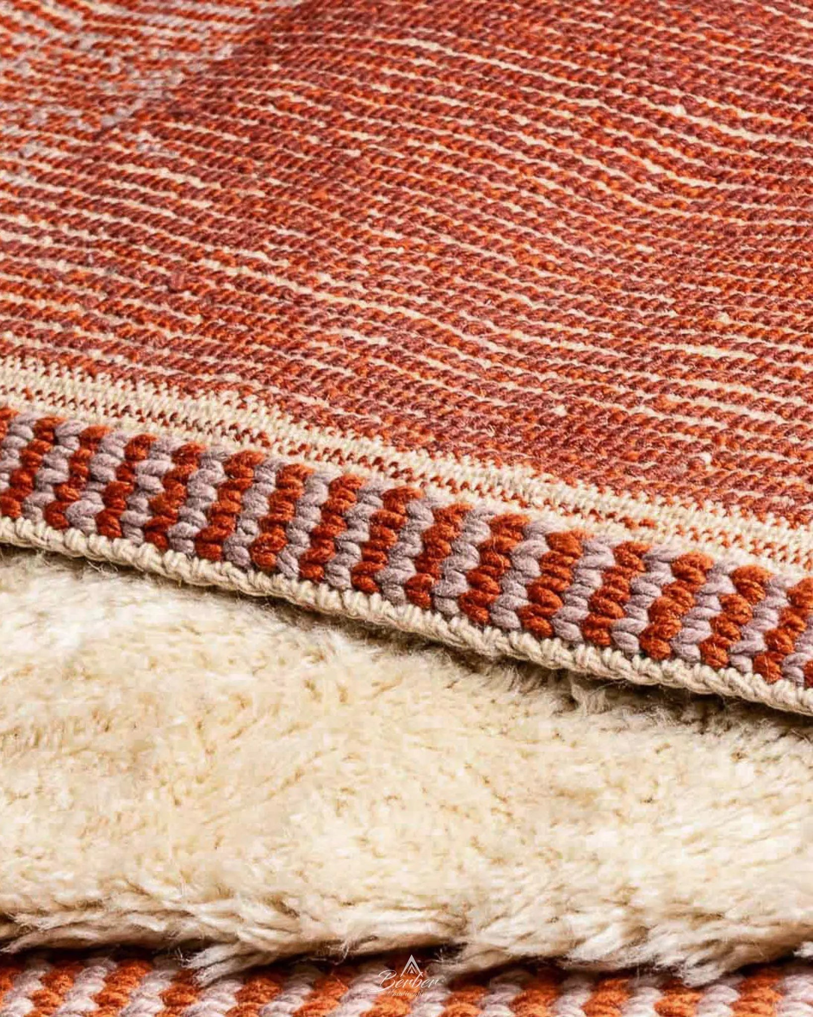 Decorative Handwoven Rug 3 X 5 Ft | 90 X 150 Cm / With Tassels / Short (0.4” / 1 cm)