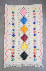 Artistic Moroccan area rug