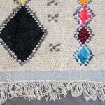 Artistic Moroccan area rug