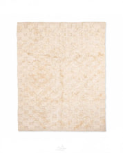 Engraved Chess Moroccan Rug 3 X 5 Ft | 90 X 150 Cm / With Tassels / Short (0.4” / 1 cm)