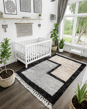 Fluffy Wool Moroccan Rug 3 X 5 Ft | 90 X 150 Cm