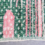 Green pink Boujaad carpet