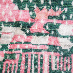 Green pink Boujaad carpet