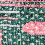 Green pink Boujaad carpet