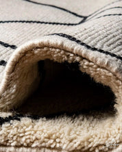 Geometrical Mrirt Rug 3 X 5 Ft | 90 X 150 Cm / With Tassels / Short (0.4” / 1 cm)