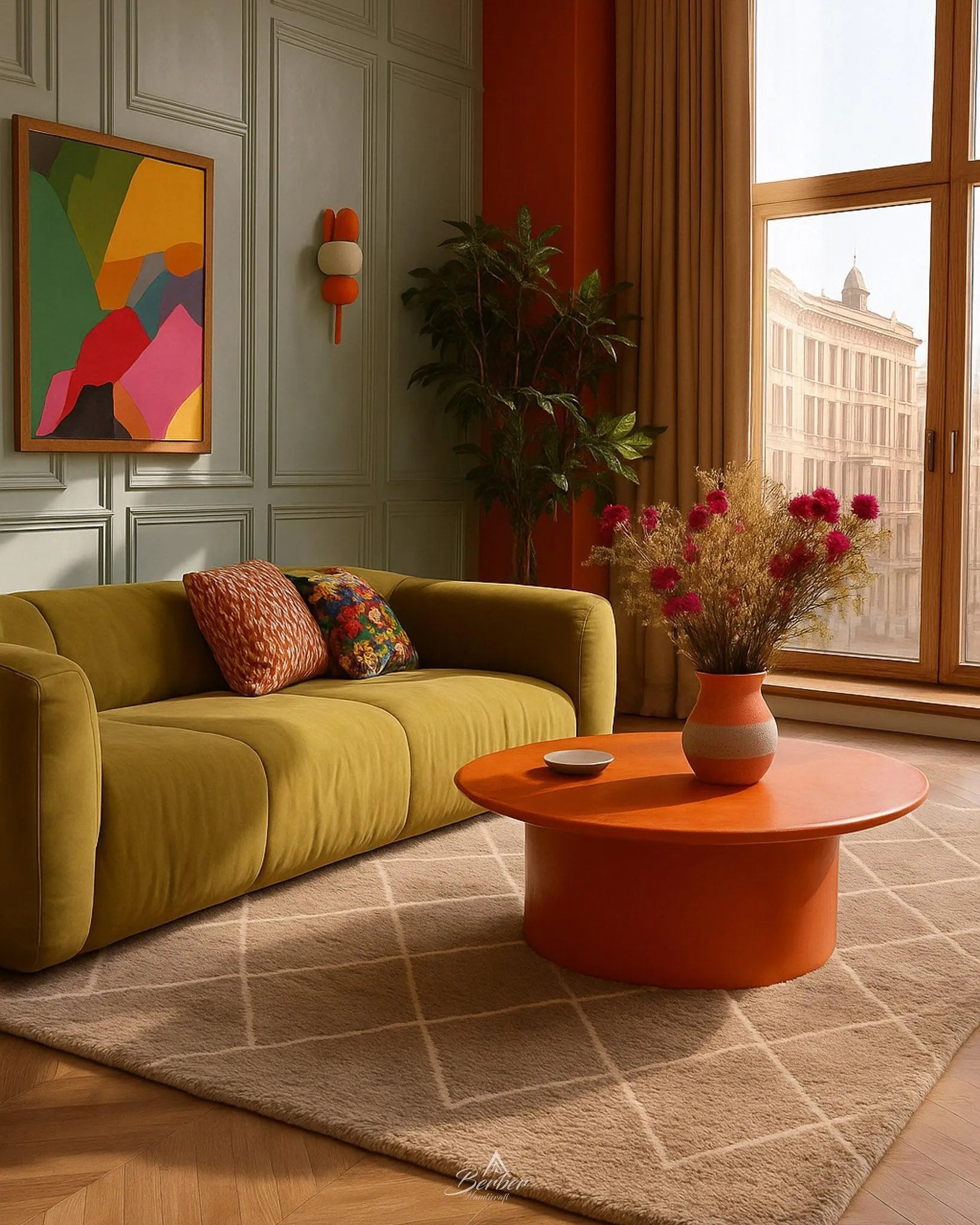 Glow Valley Rug 3 X 5 Ft | 90 X 150 Cm / With Tassels / Short (0.4” / 1 cm)
