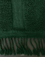 Green Beni Ourain Rug 3 X 5 Ft | 90 X 150 Cm / With Tassels / Short (0.4” / 1 cm)