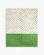 Green Boho Rug-Berber Handicraft